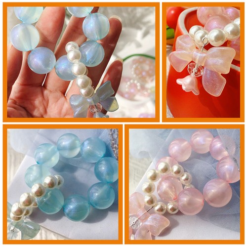 2 Pcs Mobile Phone Key Charm Beads Beaded Wrist Strap - Zdjęcie 10 z 12