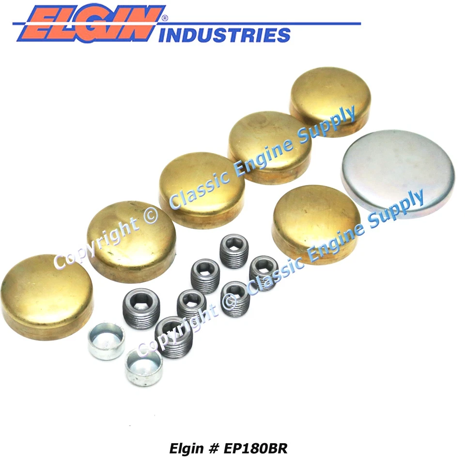 Nuevo kit de tapón de congelación de latón para motores V8 diésel Chevy y GMC 6,2 L 379 y 6,5 L 395 Foto 2 de 4