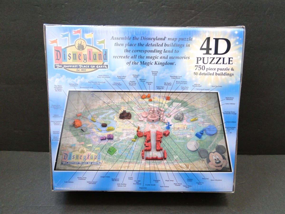 NEW Disneyland 4D Puzzle 750 Pieces (Please Read Description) | eBay