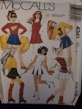 McCall's 4341 Misses Adult Costumes Size 8 Uncut Sewing Pattern