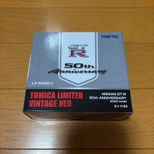 Tomica Limited Vintage Neo Nissan GT-R 50th Anniversary Silver 1/64 Scale Model