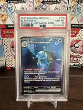 2023 POKEMON MEW EN-151 SPECIAL ILLUSTRATION RARE #200 BLASTOISE EX PSA 10