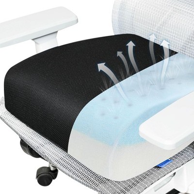 Seat Cushion for Tailbone Pain Relief, Extra Thick & Ventilated Office Chair ...
