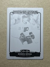 2022-23 O Pee Chee Hockey Bobby Brink Marquee Rookie Printing Plate #d 1/1