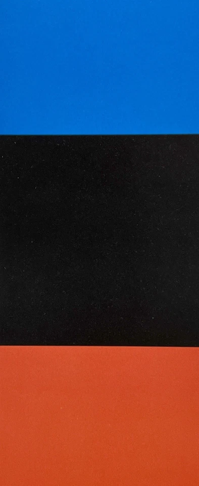 Heliograbado Ellsworth Kelly Azul Negro Rojo Primera Edición 2012 Foto 2 de 4