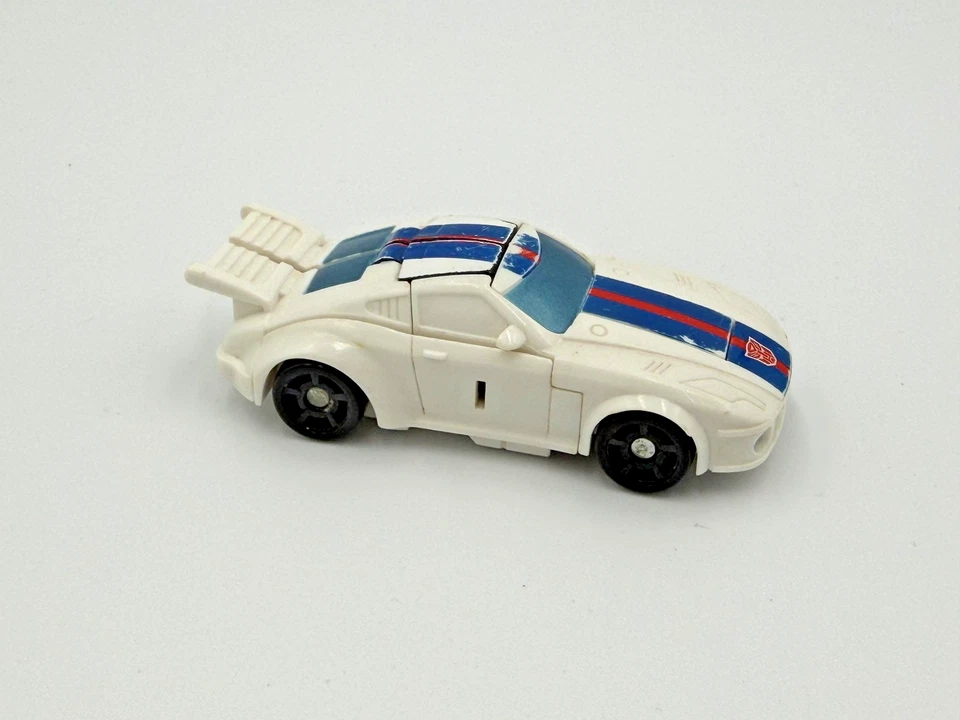 TRANSFORMERS UNIVERSE AUTOBOT JAZZ WHITE SPY CHANGER CAR MINI FIGURE LOOSE - Image 2 of 4
