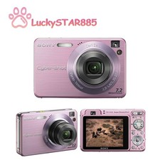 Sony Cyber-Shot DSC-W120/P 7.2MP Compact Digital Camera - Pink for