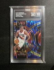 2023-24 Panini Select - Premier Level Scoot Henderson #129 Blue Flash Prizm /99