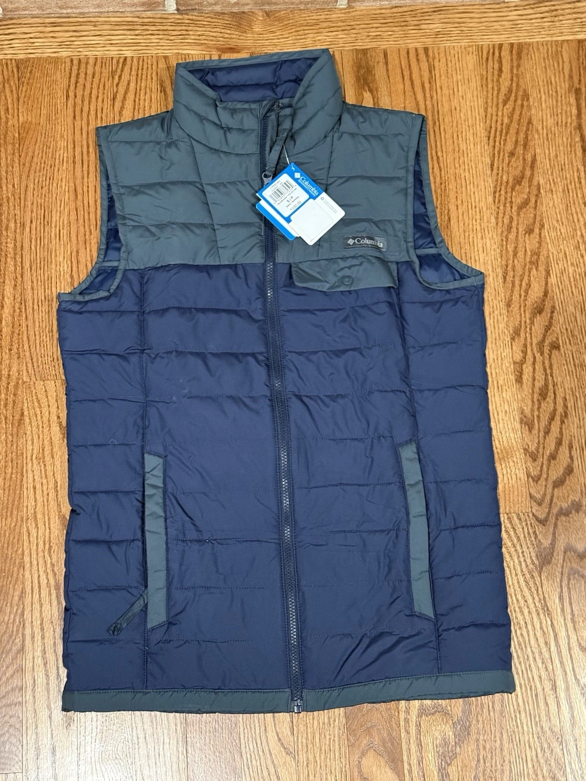 Columbia Men's Mountainside Insulated Puffer Vest - Navy Green Size Medium
Opens in a new window or 