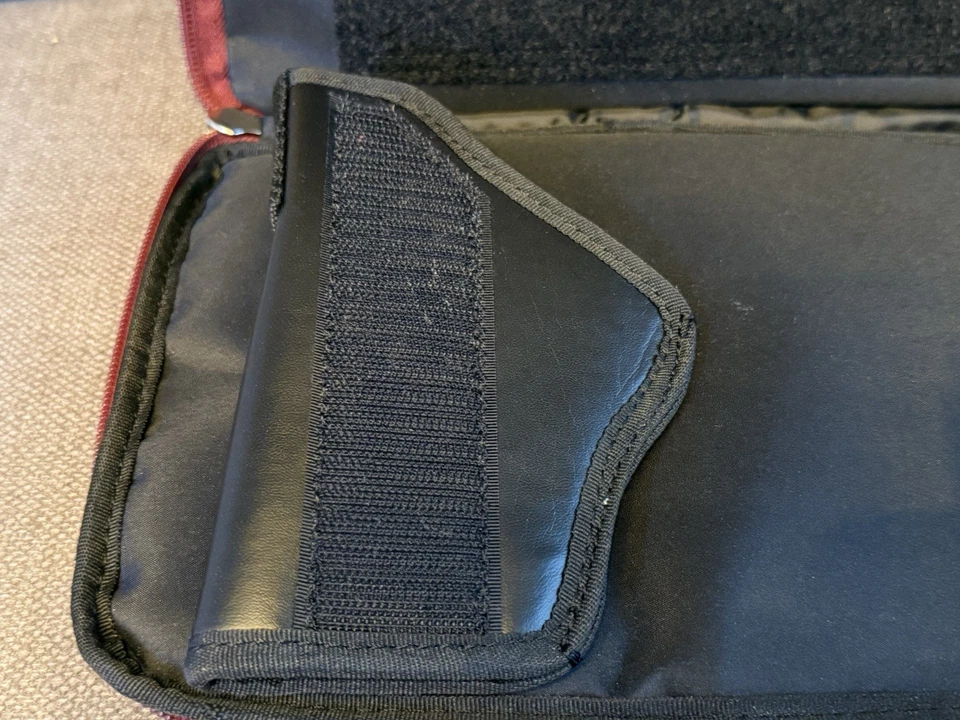 Bolso de Mano Gun Tote N Mama Oculto Marrón Cuero Tooled Cartera Organizador Foto 4 de 4