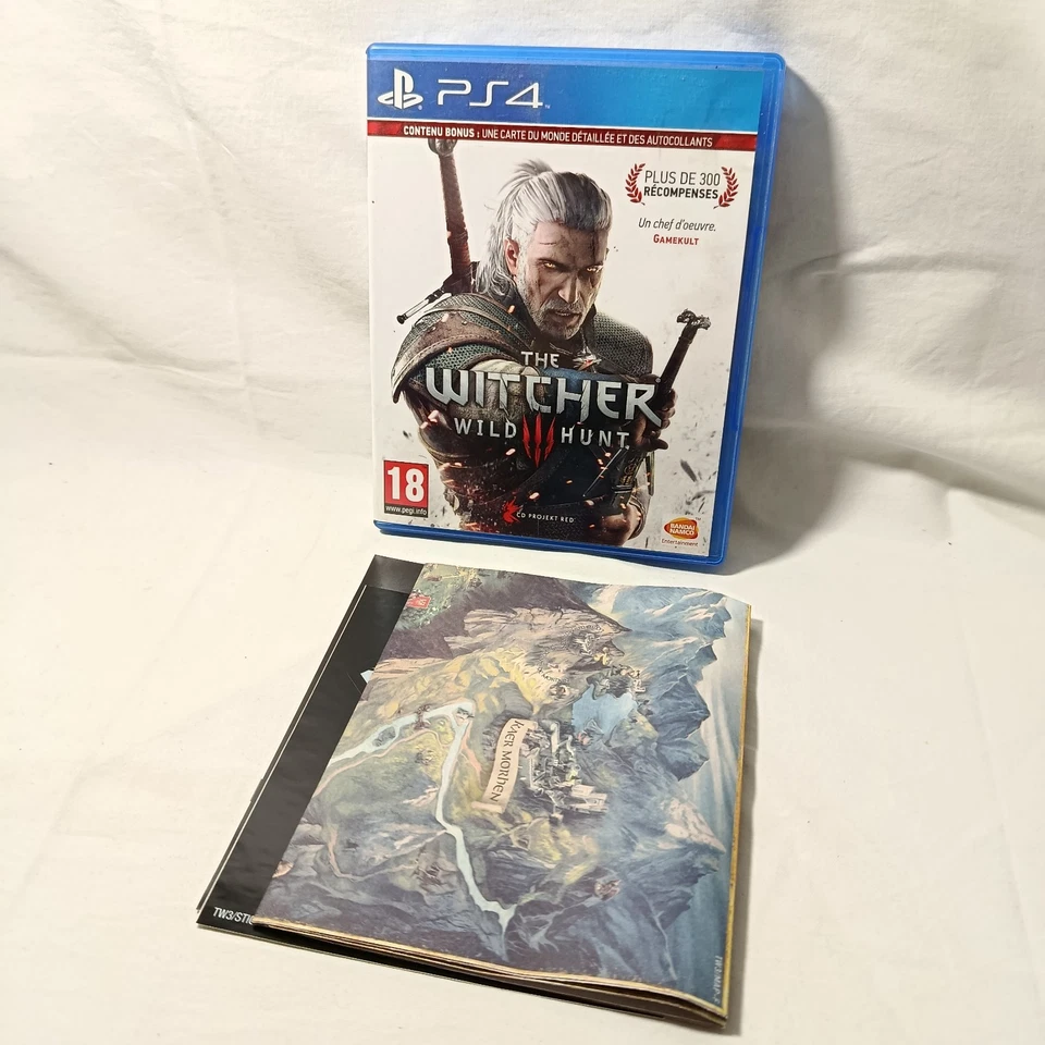 THE WITCHER 3 WILD HUNT + Mappa GIOCO PS4 PLAYSTATION 4 MULTILINGUA - Immagine 2 di 4