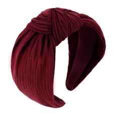 Wide Knotted Headbands for Women Non Slip Head Band Red Headband Fashion Top ...