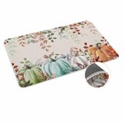 Fall Thanksgiving Doormat Rugs Outdoor/Indoor Autumn Pumpkins Eucalyptus 