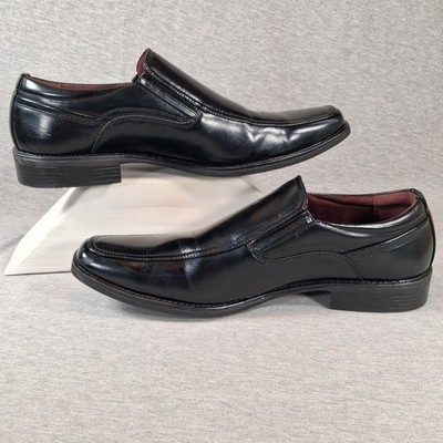 Freeman Henson Slip-on Dress Loafer Shoes Mens 8 M Black Leather 3732