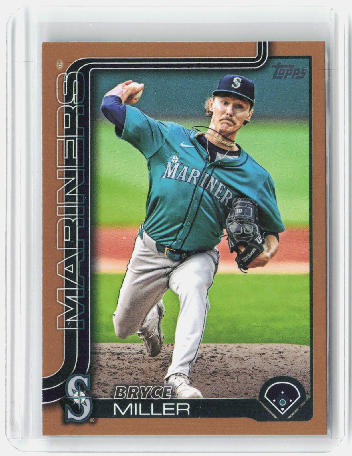 2025 Topps #358 Bryce Miller Gold #/2025