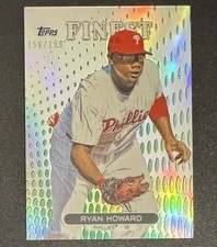 Ryan Howard 2013 Topps Finest Green Refractor #4 /199 - Philadelphia Phillies