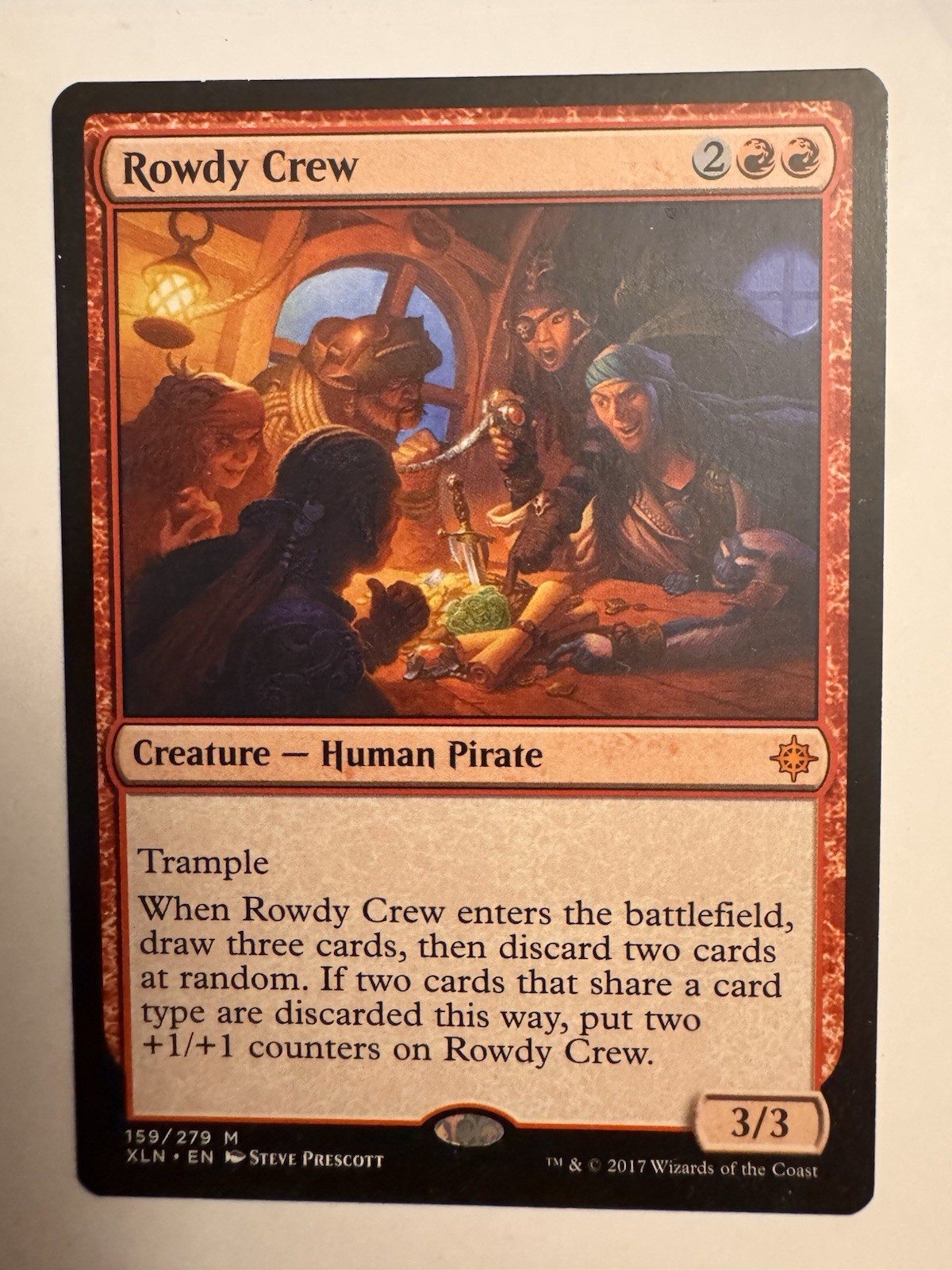 Rowdy Crew #159 (NM) Ixalan LP Magic MTG