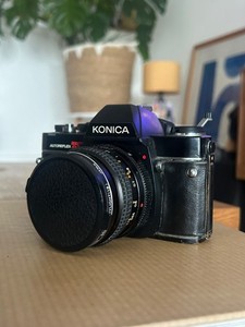 Konica Autoreflex TC 35mm SLR Film Camera With 50mm F/1.7 Lens - Tested