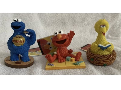 Sesame Street Cookie Monster Elmo Big Bird Aquarium Ornaments Figures Fish Tank