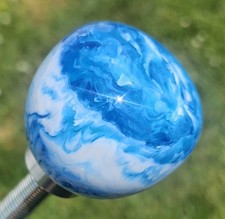 Custom Marble Swirl Car Gear Shift Knob With Adapter Ratrod Vintage Hotrod Akro