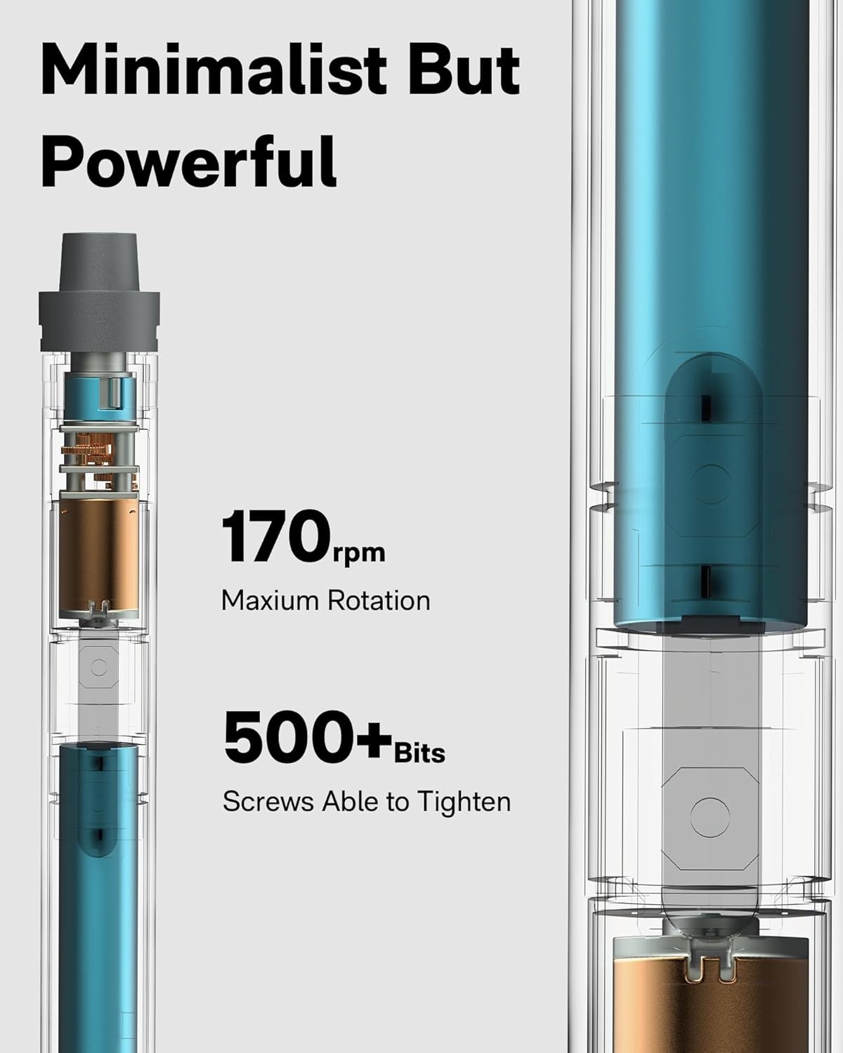 25-in-1 Mini Electric Screwdriver, 3.7V Precision Screwdriver Set, USB-C Re