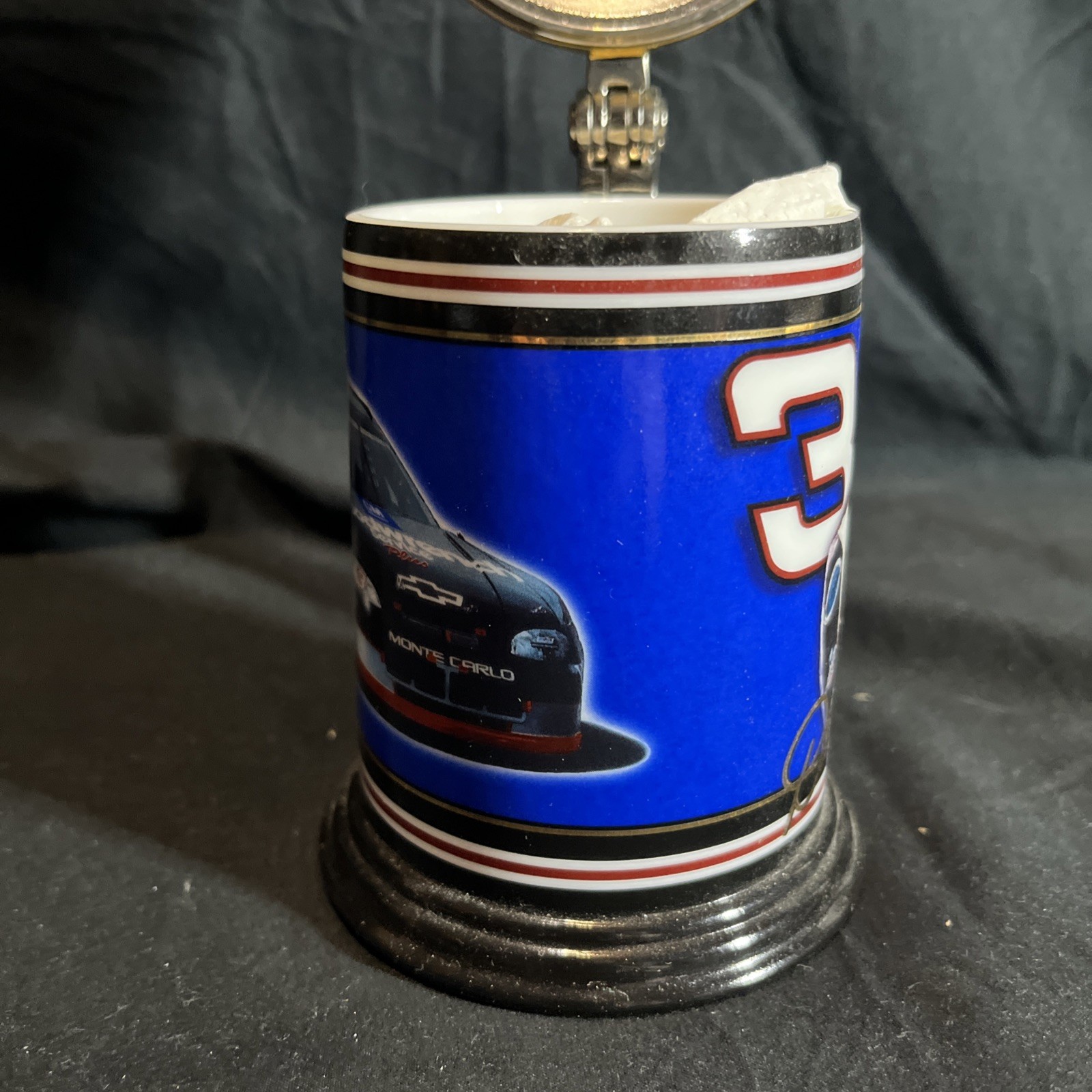 The Franklin Mint Dale Earnhardt #3 Collector Tankard Stein Mug The Intimidator