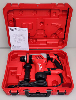 Milwaukee 1-1/8'' SDS Plus Corded Rotary Hammer Kit 5268-21, New Open Box