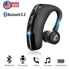 Wireless Bluetooth 5.2 Earpiece 2800Hrs Standby 12Hrs Talk Lightweight 15g New
