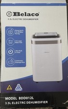 Belaco 12L Dehumidifier for Home & Bedroom, Quiet Low Energy Moisture Extract...