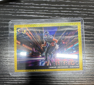Panini 2023 Panini Select Alter Ego Prizm Lamar Jackson Ravens #13 /10