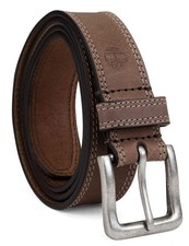 Men's Classic Leather Jean Belt 1.4 Inches Wide Big  Tall Available , Dark ...
