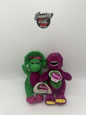 Vintage Luvs Gund Barney The Dinosaur Baby Bop 8" Beanie Babies Bag Plush Toys