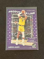 2022-23 Panini Donruss Basketball LeBron James Production Line #1 - LA Lakers