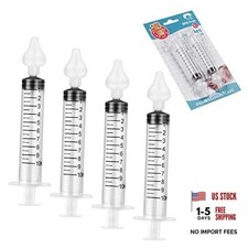 Baby Nasal Aspirator - 4PCS - Portable - Transparent - 4pcs