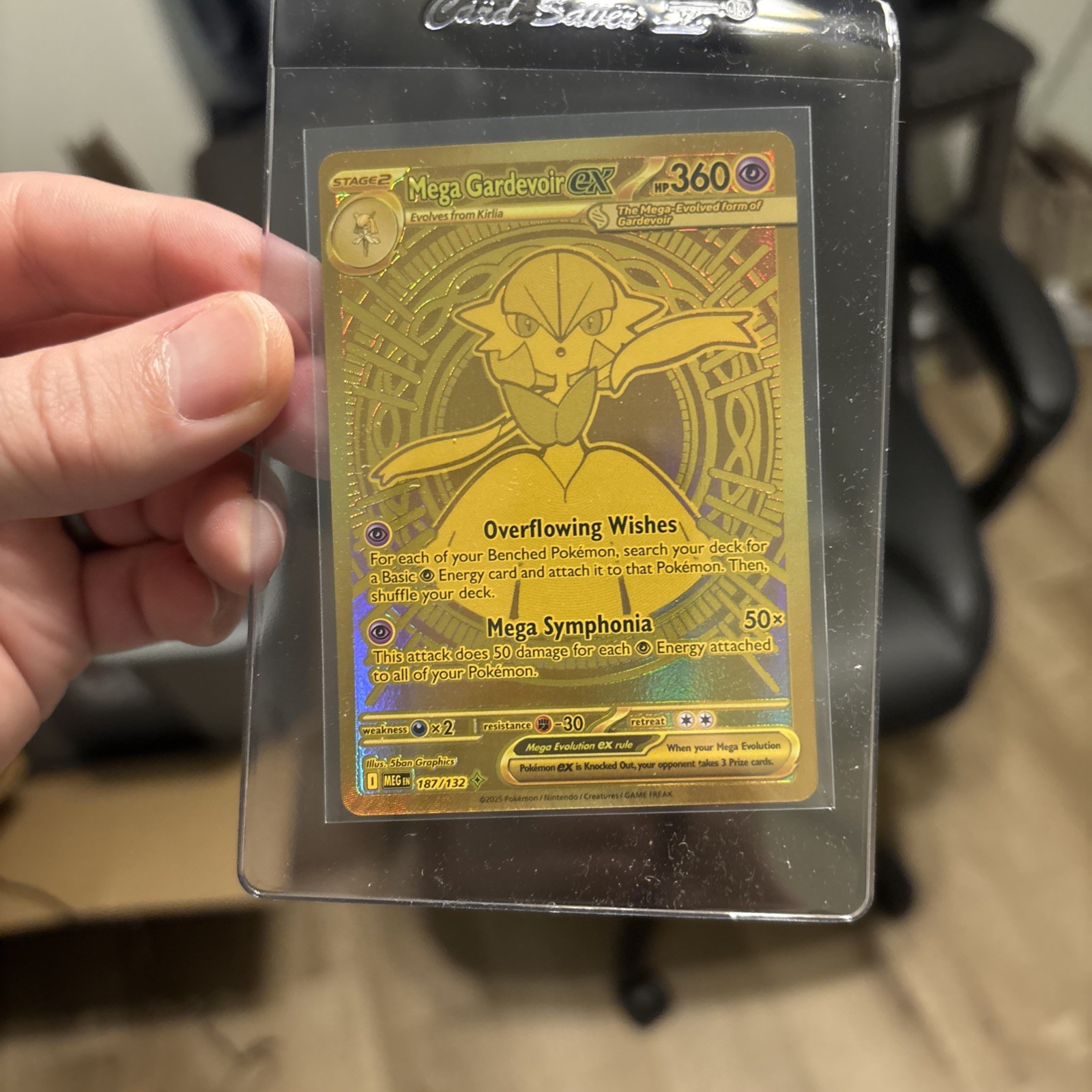 Pokemon TCG Mega Gardevoir Ex 187/132 Hyper Rare Mega Evolution NM/Single