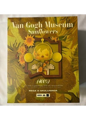 MEGA α SKULLPANDA 400% Van Gogh Museum MEGA α SKULLPANDA 400% Van Gogh Museum Sunflowers - POP MART