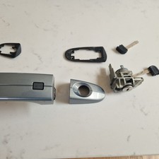 GENUINE FORD MONDEO MK4 FRONT DRIVER KEYLESS DOOR HANDLE THUNDER GREY 2007-2014
