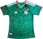 2026 MEXICO national team World Cup signed Adidas home soccer jersey REAL PROOF
