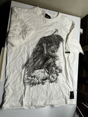 ELDEN RING x TORCH TORCH Blaidd the Half-Wolf T-shirt White Rare HTF Large