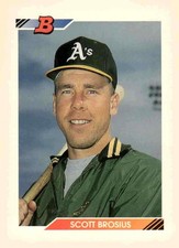 1992 Bowman #527 Scott Brosius
