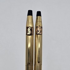 1960's Cross Century 12k GF Roller Ball Pens Company Logo
