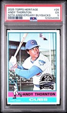 2025 Heritage Andy Thornton 50th Anniversary Buybacks 1975 VINTAGE #26 PSA 5 EX