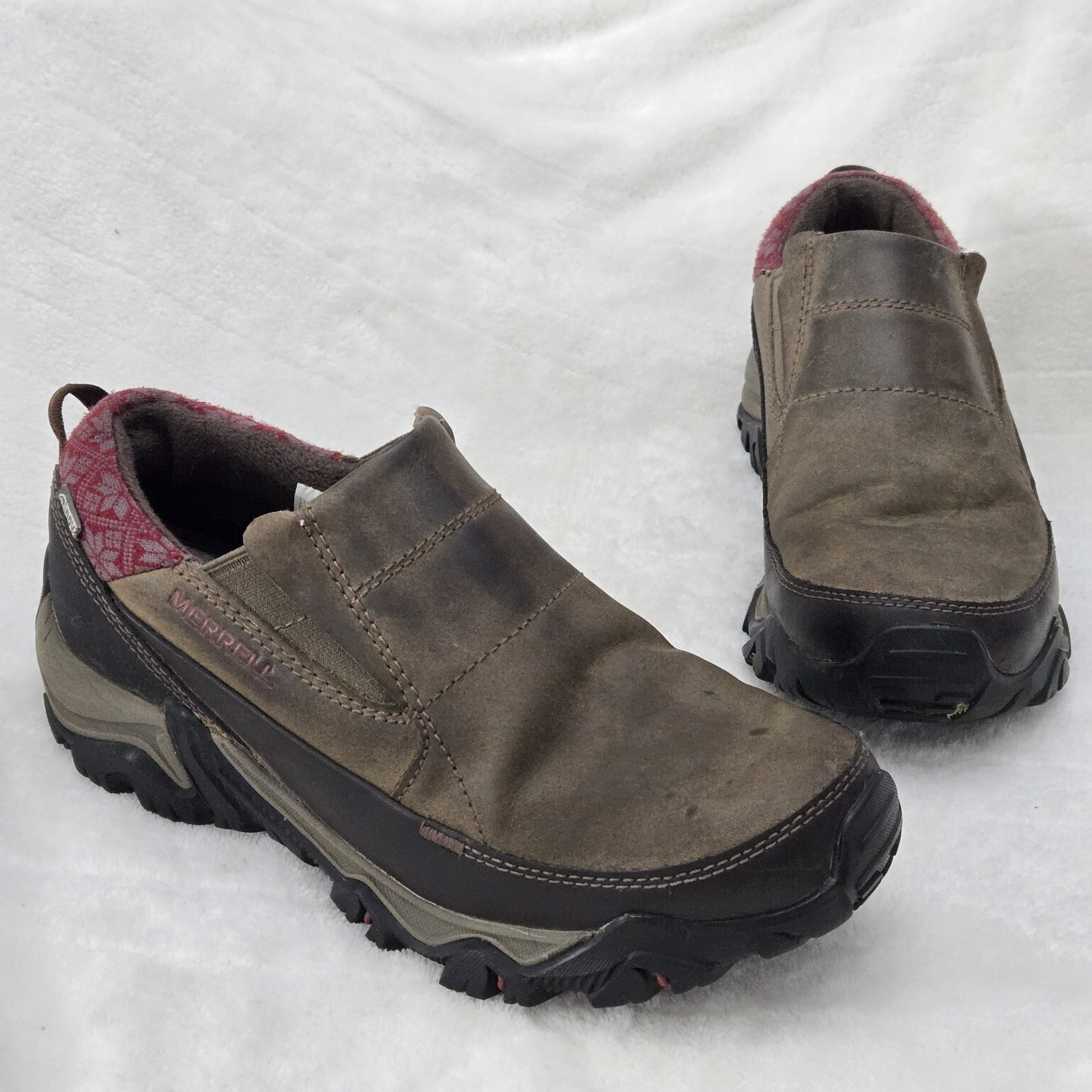 Mocassini Merrell Polarand Rove Moc impermeabili invernali slip on donna taglia 7 5