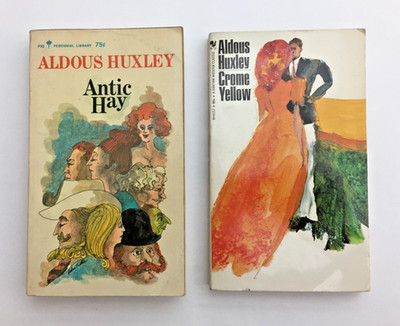 Lot of 7 books by Aldous Huxley