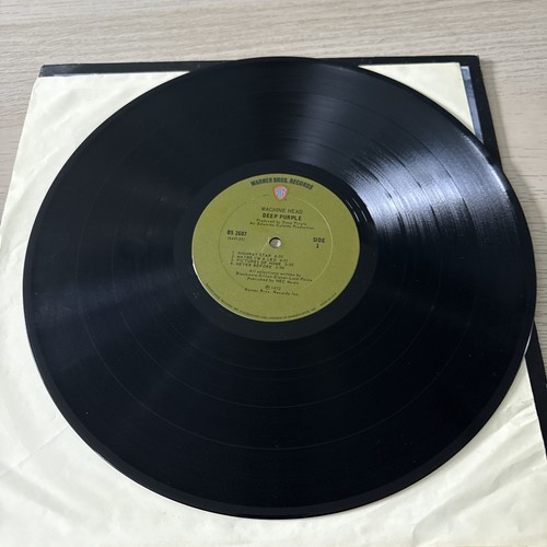 DEEP PURPLE - Machine Head - Vinyl LP 1972 Warner Bros. Record BS-2607 w/Lyrics - Picture 6 of 9