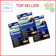 Safe-Guard Canine Dewormer For Dogs Only, 6 Weeks and Older, 9 Pouches Total(3 P