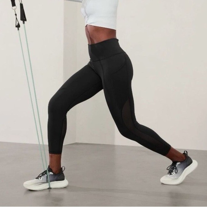 Athleta Ultimate Stash Mesh 7/8 Tight Sz XXS