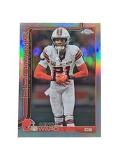 Denzel Ward 2025 Topps Chrome Football REFRACTOR Cleveland Browns #74