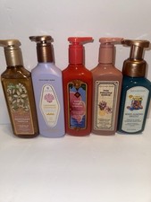 Bath Body Works Hand Soap Lot of 5, 8 fl oz Gel Foam, Paraben/Sulfate-Free