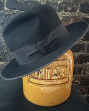 Vintage 1940's Knox TWENTY Fedora Hat Whippet Style RARE Size 7 3/8